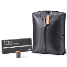 Relime Classic Series Vacuum Bags for Travel Luggage with Wireless Pump, Comp...