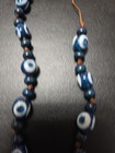 Vintage Evil Eye, Worry Bead, Protection Necklace MINT COND — photo 3