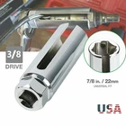 7/8'' 22mm O2 Oxygen Sensor Socket Wrench 3/8" Driver Offset Remover Socket Tool