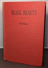 Vintage 1924 Black Beauty by Anna Sewell Antique Hardcover Book Good
