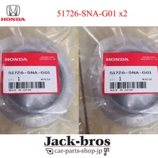 Honda Genuine OEM Front Shock Mount Bearings Strut Top Mount 51726-SNA-G01 x2
