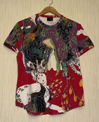Vintage Roberto Cavalli  JustCavalli Print Top Rare Archive Size M Y2K Designer