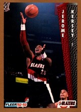 1992-93 Fleer NBA Giant Stars Golden Magazine Perforated #NNO Jerome Kersey