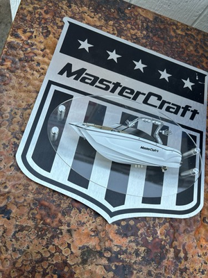 #ad Master Craft Boats Wall hanging sign decor RARE AND HARD TO FIND $75.50