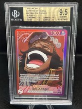 Gol.D.Roger (003) (Alternate Art) OP13-003 Carrying On His Will Foil BGS 9.5