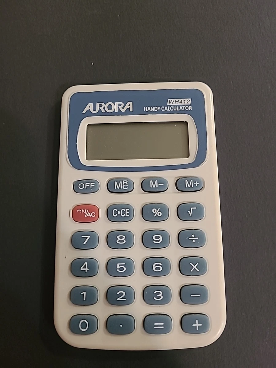 Calculadora Aurora Hand-held Calculator Hc 108 - Compra Venta En