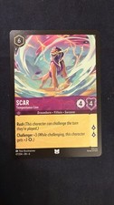 Scar Tempestuous Lion  47/204  NM  Disney Lorcana  Azurite Sea