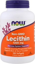 2 Pack Lecithin, 1200 Mg, 100 Softgels