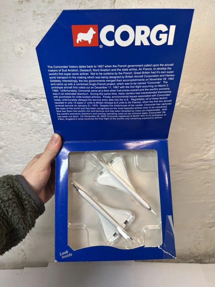 1/400 BOAC & BRITISH AIRWAYS CONCORDE SET G-BOAF / G-BOAC GEMINI JETS FOR CORGI - Image 2 of 4