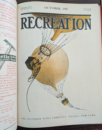 6 Ausgaben 1907 Freizeitmagazin Tennis Fliegenfischen Zeppeline Jagdhunde Fußball - Bild 4 von 19