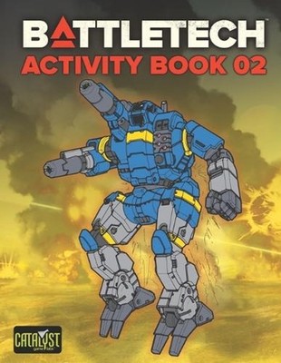 BattleTech Activity Book 02 by David Allan Kerber Paperback Book