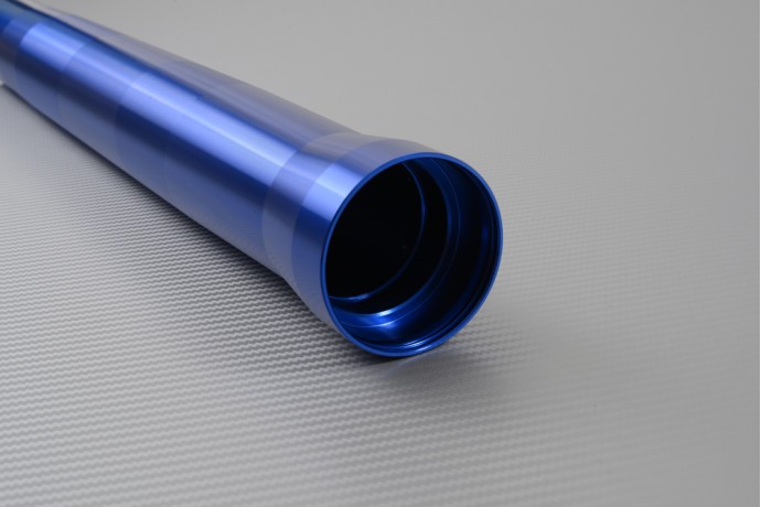 Tiges de fourche bleu SPR contre le flou directionnel sur BMW S1000 RR 2019-2022