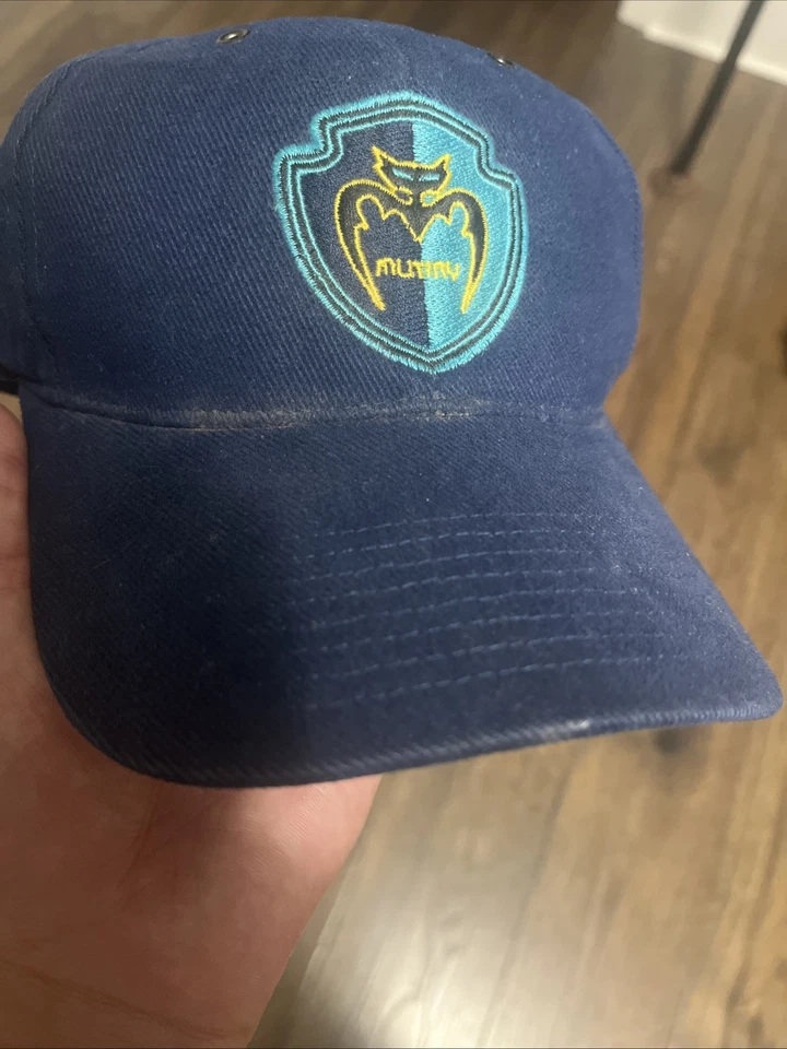 Vintage 1990s Tampa Bay Mutiny Nike Hat MLS Soccer Navy Strapback - Image 3 of 4