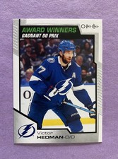 2020-21 OPC O-PEE-CHEE AWARD WINNERS VICTOR HEDMAN AWARD WINNER #609 TAMPA BAY