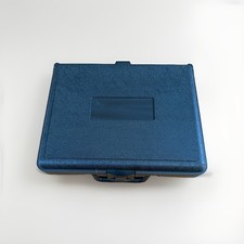 Foam-Lined Hard Carrying Case Black Plastic Tool Storage Box 12.5 X 10