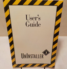 MicroHelp User's Guide - UnInstaller 3. Copyright 1993. Windows. Nice Shape