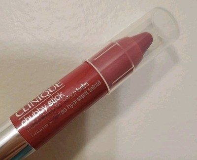 Clinique Chubby Stick Lip Colour Balm 07 Super Strawberry. Travel Size