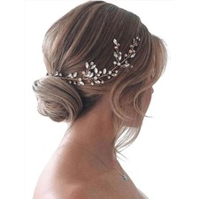 Bride Wedding Hair Piece Rhinestone Bridal Hair Diamond Hair Vine for HV113 ...