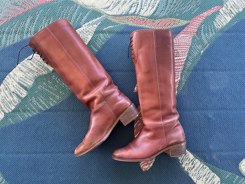 Vintage Riding Hunting Equestrian Boots 7.5 B