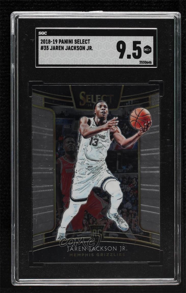2018-19 Panini Select Concourse Jaren Jackson Jr #35 SGC 9.5 Mint+ 00bm