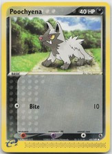Poochyena Common Ruby and Sapphire 63/109 Pokemon TCG on eBay