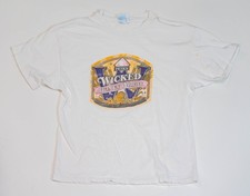 Vintage Distressed Single Stitch Shirt Size XL Petes Wicked Honey Wheat Promo