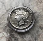 1921 SILVER PEACE Dollar IN STUNNING AU CONDITION.