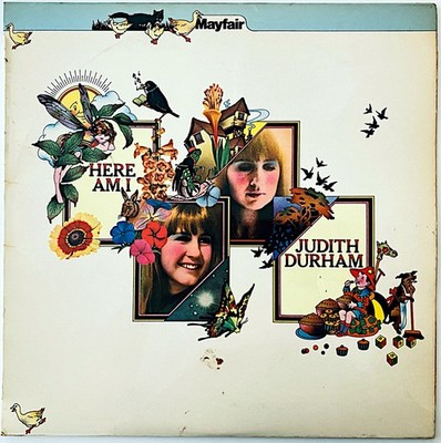 JUDITH DURHAM  - HERE AM I - 1971 UK RELEASE VINYL LP ALBUM COMPILATION - VG+/VG