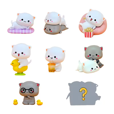 DODOWU x MITAO CAT Peach & Goma Series 2 Blind Box Figure Pop Mart