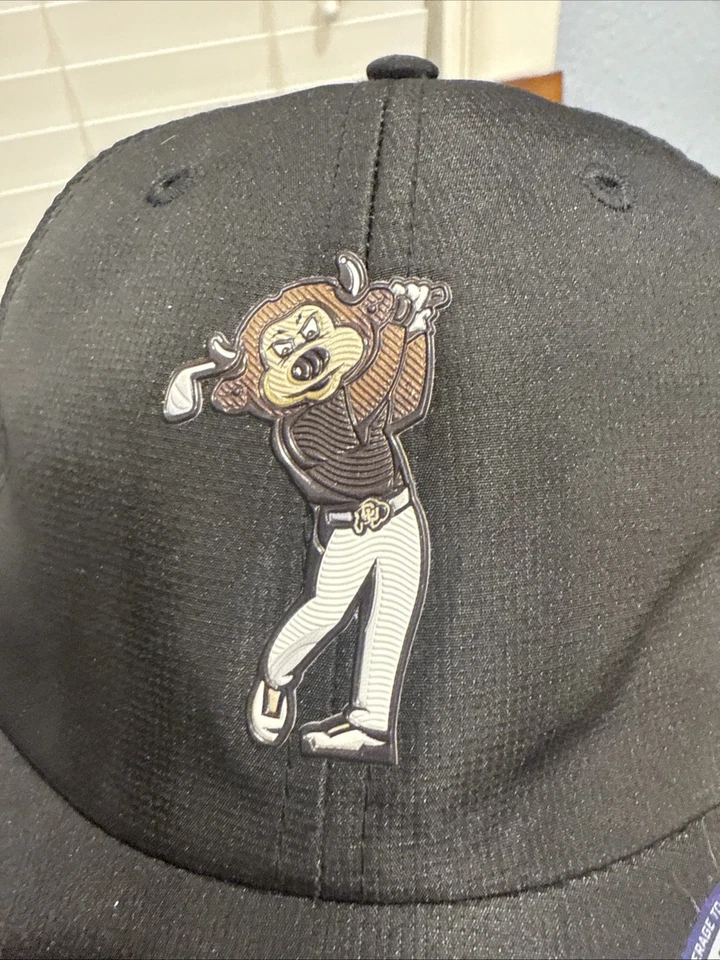 Colorado Buffaloes Golf Hat “Chip The Buffalo” Rare Strap Back - Image 3 of 4
