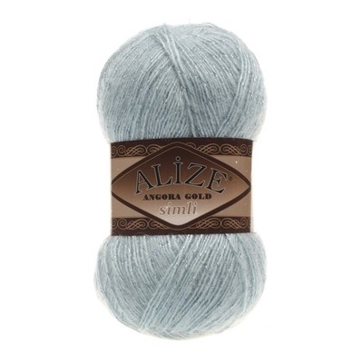 ALIZE Angora Gold Simli Wolle Mischgarn Lurexfaden Glitzer 100g (Farbauswahl)
