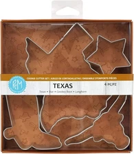 R&M International Texas State 4 Piece Cookie Cutter Set