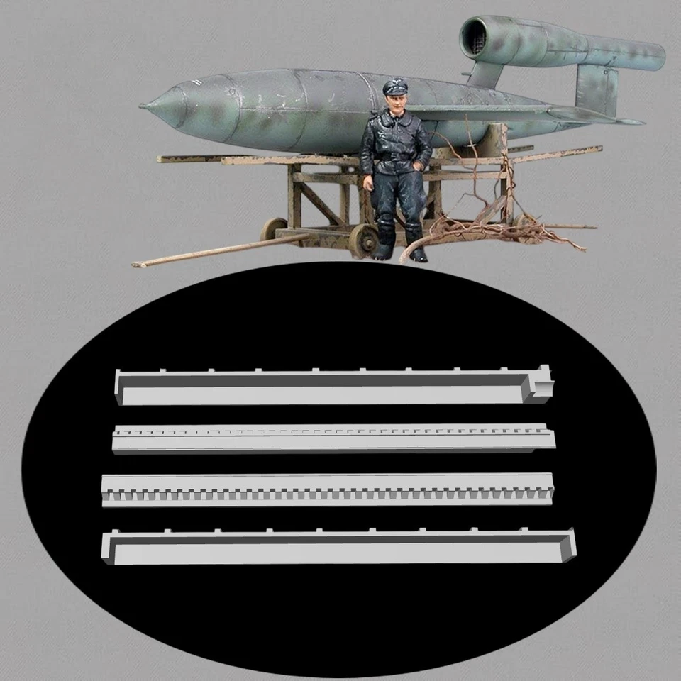 Kit maqueta para montar y pintar - Vehículo militar - Fieseler V1 bomb - 1/72 - Immagine 2 di 3