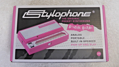 Stylophone Special Edition Pink Pocket Analog Synthesizer Tested w/ Box