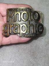 Nice Petersen's Photo Graphic Magazine Belt Buckle