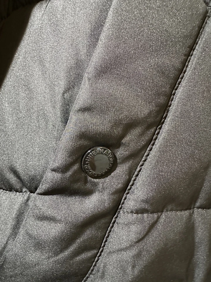 Barbour International Webber Convertible Puffer Jacket Black UK 14 - Image 3 of 4
