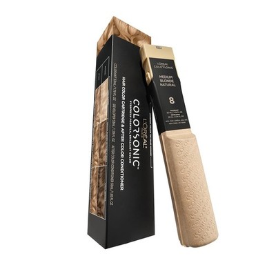 L'Oreal Paris Colorsonic Permanent Hair Dye Cartridge, 8 Medium Natural Blonde