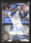2018 Topps National Baseball Card Day Alcides Escobar Autograph Auto /200 DV9329