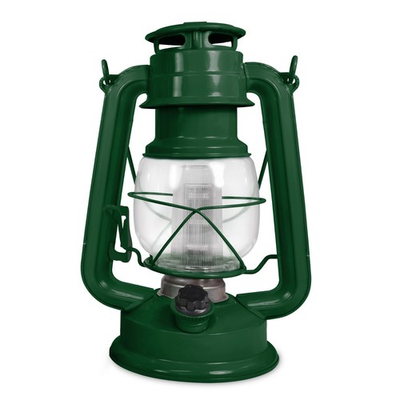 #ad North Point Vintage LED Lantern with Dimmer Switch Green Fresh Pine $11.00