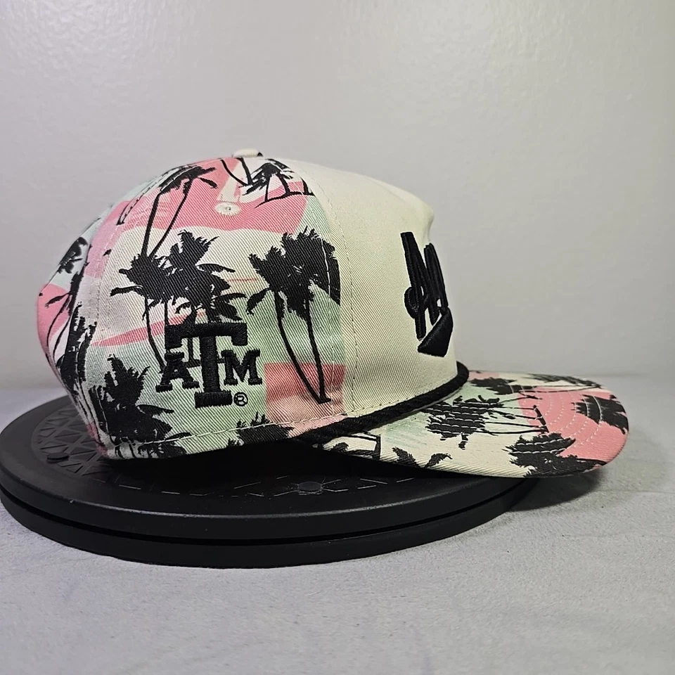 Texas A & M Aggies гольфист шляпа - пальма дерево печати - новый с Ярлыками веревки бейсболки - новая эра - Изображение 3 из 4