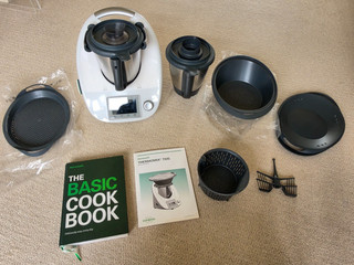 Vorwerk Thermomix TM5 Complete Set EXTRA Mixing Bowl & Cook Key WIFI Stick