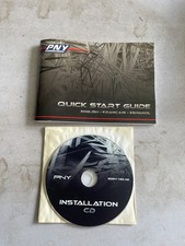 PNY Installation Manual And CD   GDVR-182.08   Original Driver Software Disc