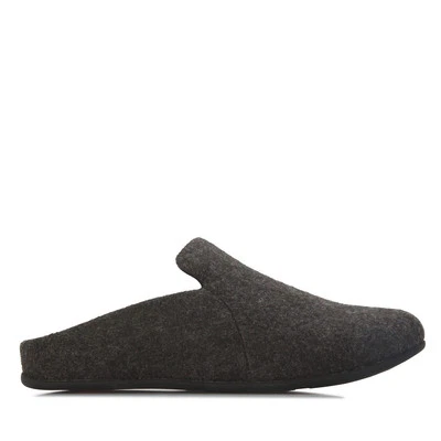 Women's Slippers Fit Flop Chrissie II Haus e01 Felt Slip on in Black