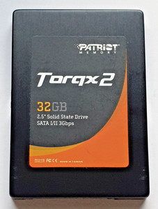 32 GB SATA I/II Patriot Torqx 2 P/N PT232GS25SSD-GD19A1149 SSD 2.5" Festplatte