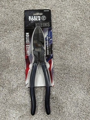 Rare Klein Tools 9.33in limited edition 166 Anniversary Electricians Plier D2000
