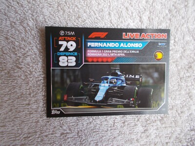 Topps Turbo Attax F1 ''FERNANDO ALONSO'' #188 BWT Alpine Trading Card 2022