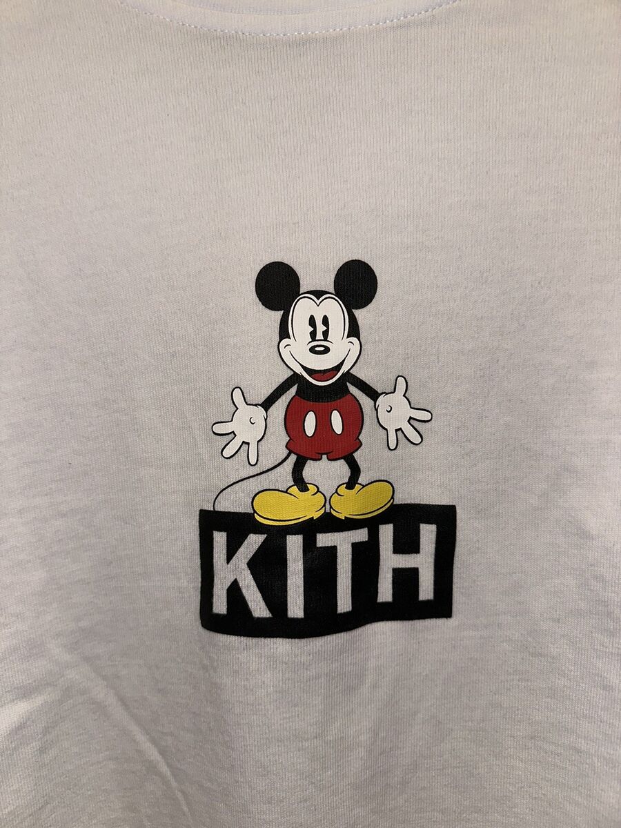 Kith X Disney 30s Mickey Mouse Standing Box Logo Long Sleeve Kith X Disney 30s Mickey Mouse Standing Box Logo Long Sleeve