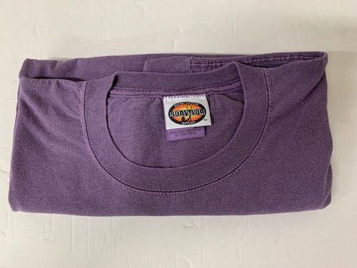 CBS Survivor Short Sleeve T Shirt-Season 12-Panama Exile Island-Washed Purple-XL - 第 3/5 張圖片