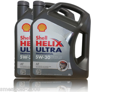 Shell Helix Ultra Professional AF 5W-30 Motoröl FORD LAND ROVER  2x5 Liter 