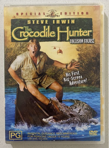 The Crocodile Hunter - Collision Course DVD -Steve Irwin (PAL, 2004 ...